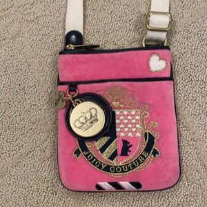 Vintage Juicy Couture pink crossbody purse